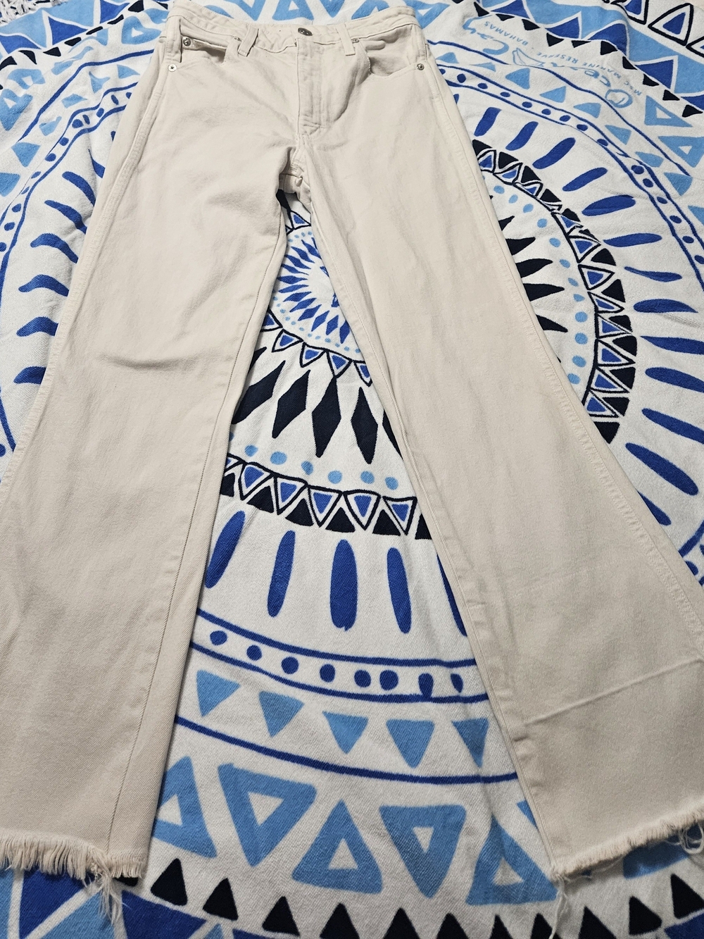Amo Bella 26 denim jeans in vintage white